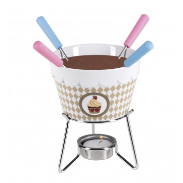 SET FONDUE CHOCOLAT CUPCAKE