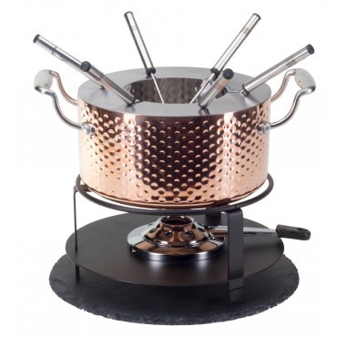 SET FONDUE BOURGUIGNONNE KUPFER