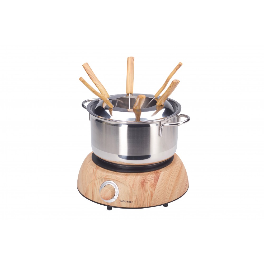 SET FONDUE BOURGUIGNONNE ELECTRIC WOOD