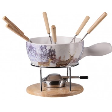 SET A FONDUE FROMAGE CERF