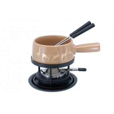 SET A FONDUE "CERFS GOLD"