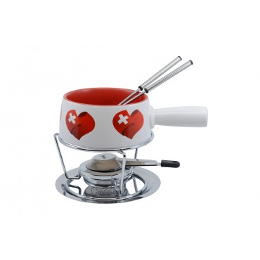 SET À FONDUE "SWISS LOVE"