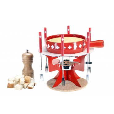 BAR A FONDUE DE TABLE SUISSE