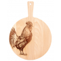Planche en bois ER29 « Coq...