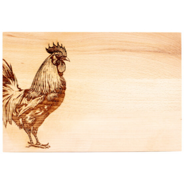 Planche en bois P30 « Coq...