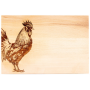 Planche en bois P30 « Coq...