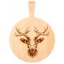 Planche en bois " Cerf ",...
