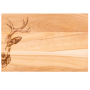 Planche en bois "Cerf...