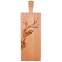 Planche en bois "Cerf...