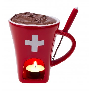 SET FONDUE CHOCOLAT CH-KREUZ